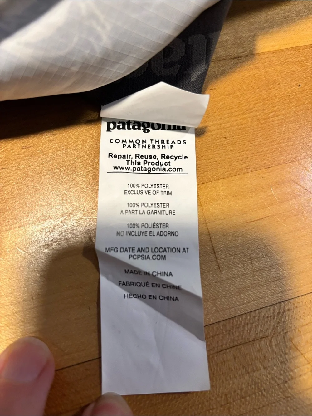 Patagonia Women’s Sun Hat with Neck Flap - Gray & White Swirl